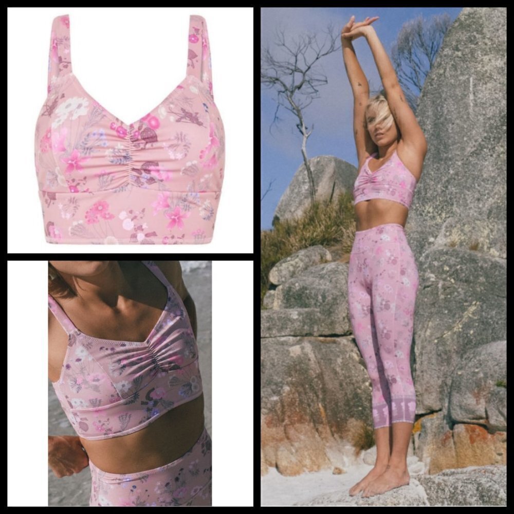 💕SPELL & THE GYPSY💕 Wild Bloom Crop Top ~ Blush Pink Small S NWT